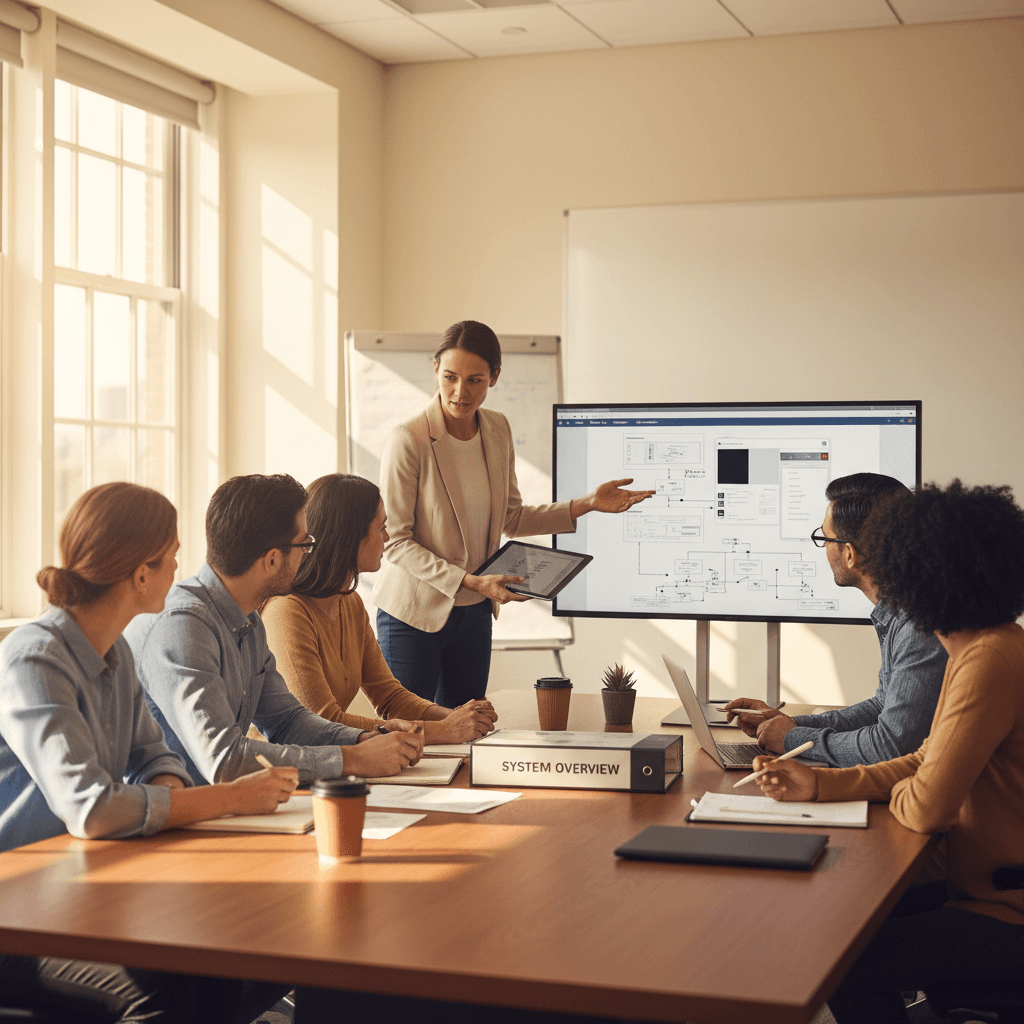 Team implementation and training session